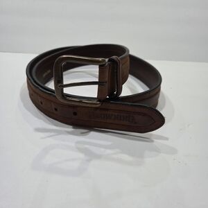Browning Men's Brown Leather Belt Sz.40/100